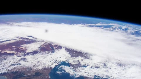 Earth from space. Time lapse of over the Earth seen from the ISS. Space Stock Footage 157672616