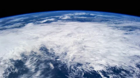 Earth from space. Time lapse of over the Earth seen from the ISS. Stock Footage 157678754