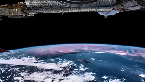 Earth from space. Time lapse of over the Earth seen from the International space Stock Footage 270784461
