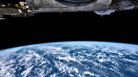 Earth from space. Time lapse of over the Earth seen from the International space Stock Footage 270979512