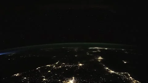 Earth from space. Time lapse of over the Earth seen from the International space Stock Footage 270980541