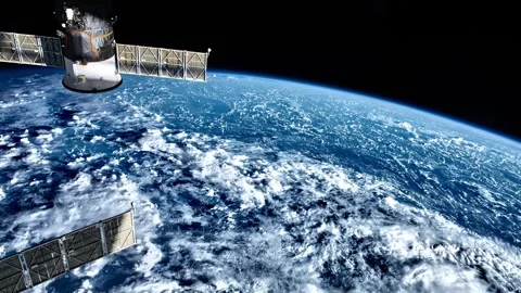 Earth from space. Time lapse of over the Earth seen from the International space Stock Footage 270982160