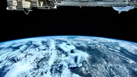 Earth from space. Time lapse of over the Earth seen from the ISS Stock Footage 271059792