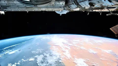 Earth from space. Time lapse of over the Earth seen from the ISS Stock Footage 271077113