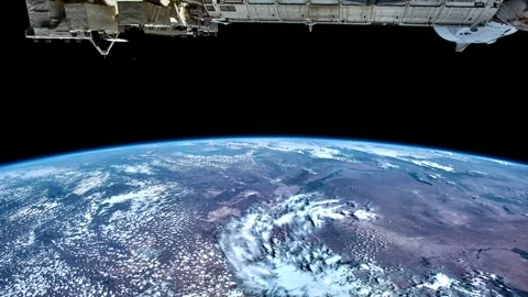 Earth from space. Time lapse of over the Earth seen from the ISS Stock Footage 271077720