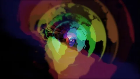 Earth Spectrum Echo Vídeo Stock 83588139