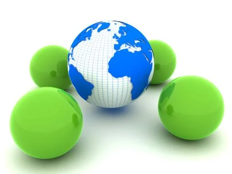 Earth sphere, conceptual image Stock Illustration