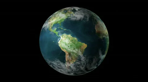 Earth Spinning  Stock Footage 603944