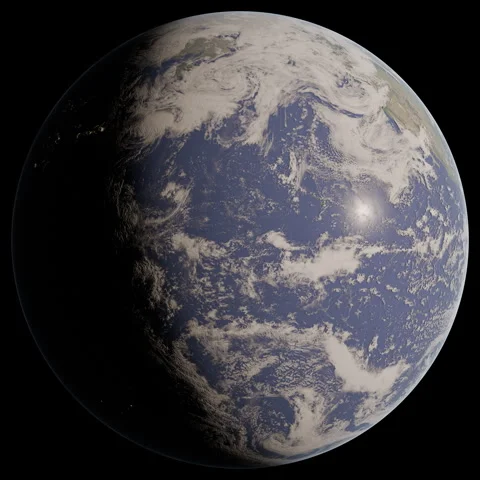 The earth spinning (Loop) 스톡 동영상 309059537
