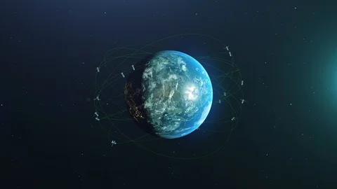 EARTH SPUTNIK Stock Footage 122623340