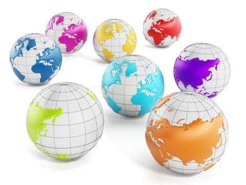 Earth stack Stock Illustration