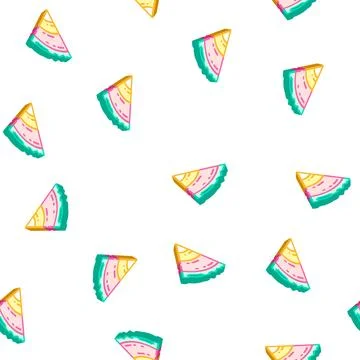 Earth structure isometric icon seamless pattern color イラスト素材