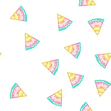 Earth structure vector seamless pattern flat Illustrazione stock