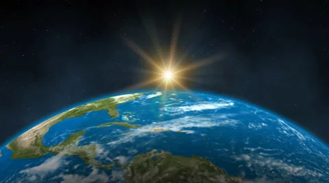 Earth sunrise 스톡 동영상 32820510