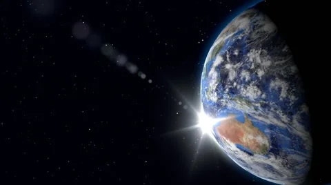 Earth sunrise Stock Footage 42411512