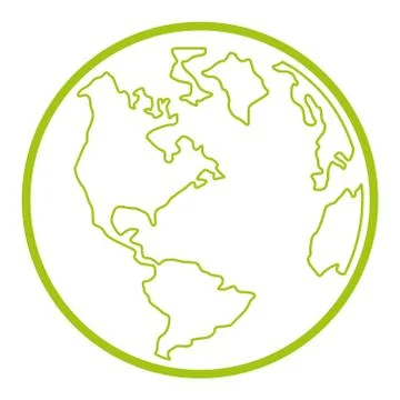 Earth Symbol Stock Illustration