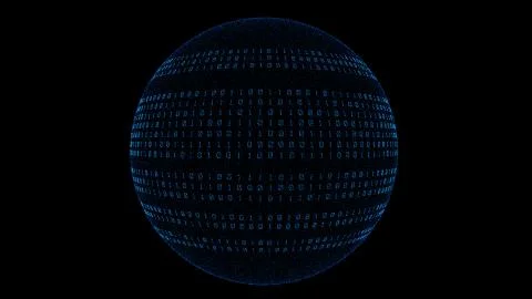 Earth technology and code data, data transmission and procedures Stock Illustration