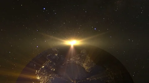 Earth. Texture map courtesy of NASA. Video stock 90884338