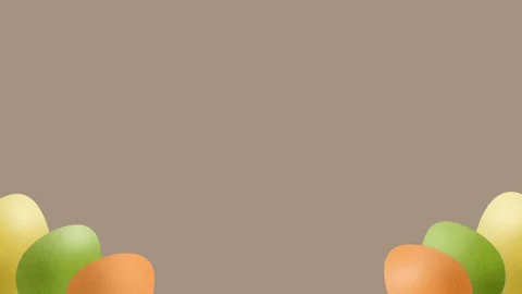 Earth tone easter loop animation Stock Footage 329362640