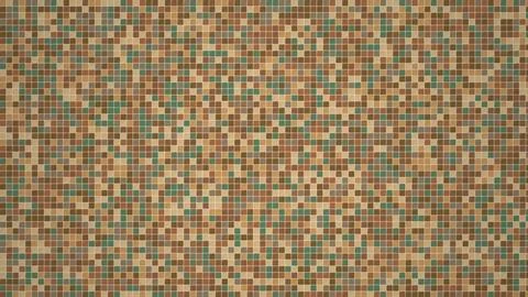 Earth Tone Mosaic Tile Pattern Background Ilustración de archivo