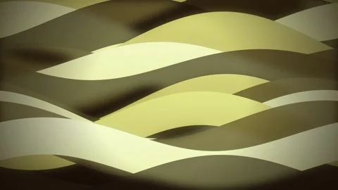 Earth tone wave like shapes shift in a parallax motion Stock-Footage 342215046