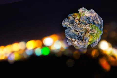 Earth as trash Stock Photos