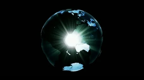 Earth turn around 05 Stock Footage 12230236