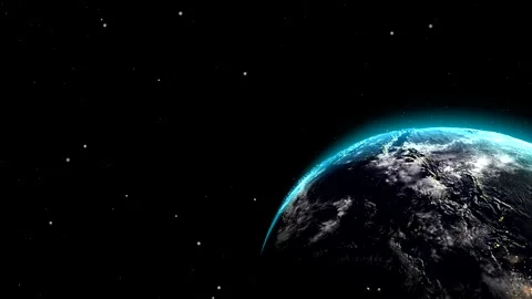 Earth. Turning of Earth. View from space Stock Footage 255809399