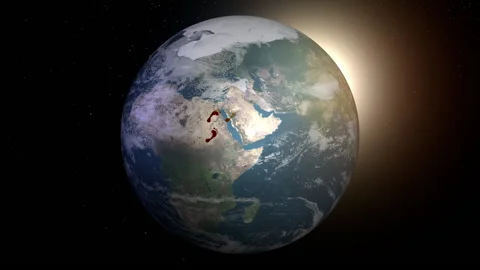 The earth turning Stock Footage 125170828