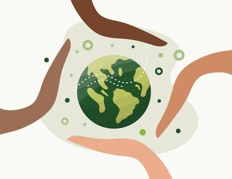 Earth vector design for environment ozone and earth day event Stock Illustration