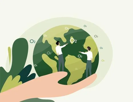 Earth vector design for environment ozone and earth day event Stock-Illustration