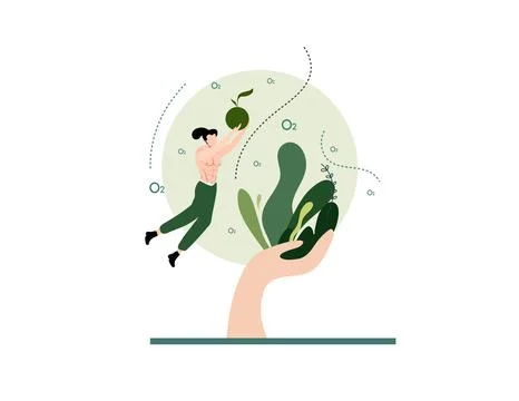 Earth vector design for environment ozone and earth day event Stock Illustration