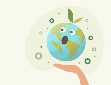 Earth vector design for environment ozone and earth day event Stock-Illustration