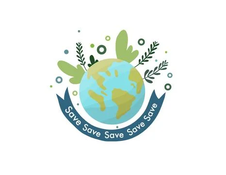 Earth vector design for environment ozone and earth day event Stock Illustration