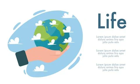 Earth vector design for ozone and earth day event Stock-Illustration