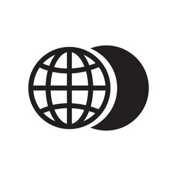 Earth vector icon Stock Illustration