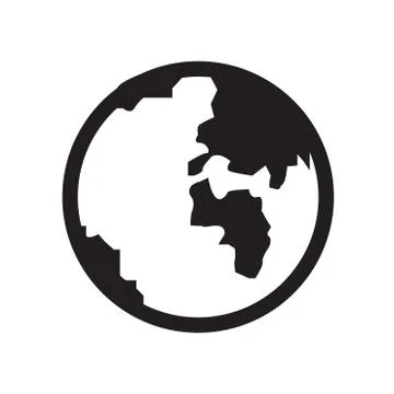 Earth vector icon Stock Illustration