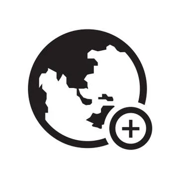 Earth vector icon Stock Illustration