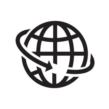 Earth vector icon Stock-Illustration