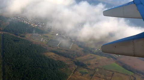 Earth view from the aircraft 動画素材 39335452