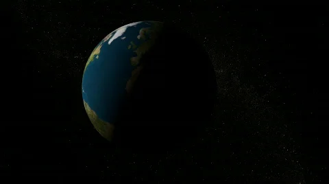 Earth View Alaska Stock Footage