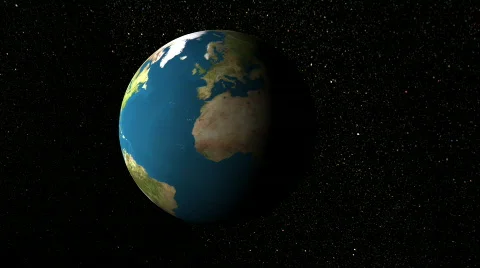 Earth View North Pole Stock Footage 362329