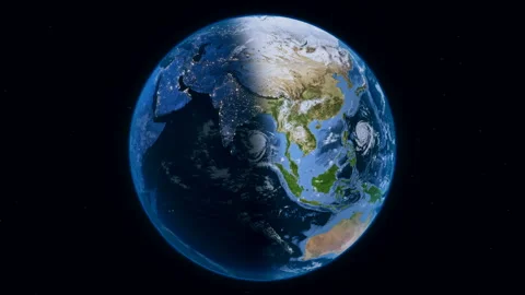 Earth, view from outer space Stock-Footage 107796441