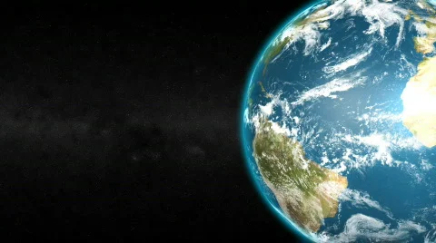 Earth View  - Right Side - HD-loop Stock Footage 640463