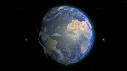 Earth view from the space Stock Footage 134937195