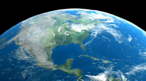 Earth View Wide Stock Footage 362977