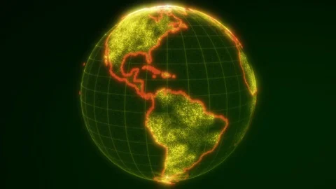 Earth With Virus Creative Concept Vídeos de archivo 126922843