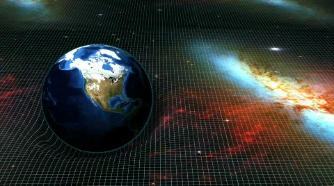 Earth Warped Space 스톡 동영상 606307
