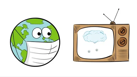 Earth is watching forecast white Stock Footage 128518097