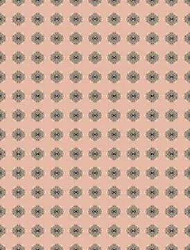 Earth wheat field themed repeating geometric background, accented by pale meadow Stock Illustration